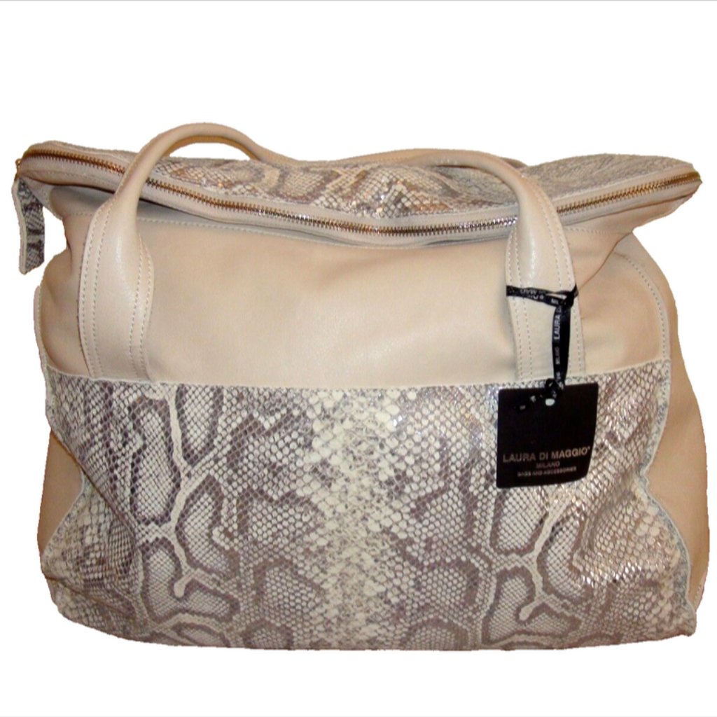 Laura Di Maggio Leather Hobo Bag
